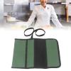 Fafeicy Chef Knife Roll Bag, 4 Pocket Canvas Carrier with Foldable Design, Portable for Home Use view 4