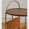 Pimex Side Table Couch Side Tables Round Side Table Home Decoration Retro Small Coffee Table Living Room Office Sofa Side Decor End Table Bedroom Bedside Table Wrought Iron Corner Table Coffee Tables view 3