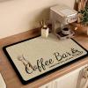 ReesEt Coffee machine, absorbent mat, kitchen dishes, bar counter, drain mat, cup drying mat, dining table, countertop, wash mat, 40*60CM view 2