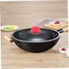 Homoyoyo 3pcs Silicone Pot Lid Knob Cover - Handle Protector for Safe Cooking Fit Gray Red and Easy to Clean for Hot Cookware Handling view 4