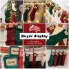 Personalized Christmas Stocking Custom Name Family Christmas Stocking, 18 Large Knitted Xmas Stocking for Kids,Family Fireplace Christmas Holiday Party Decoration (8, Style C) view 4
