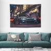 ANMOGID Jdm Car R32 Tapestry Japanese Street Wall Hanging Aesthetic Decoration For Bedroom Living Room Wall Art Tapestries 39"x29" view 3