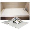 Bathtub Tray Bathtub Tray Dust-Proof Bathtub Cover, Folding White PVC Plastic Insulation Cover, Multifunction Shutter Bath Lid for Home, Bathroom, SPA Experience Multifunctional (Color : White, Size view 1