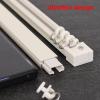 ACHZYFT Ultra-Thin Curtain Tracks,Single/Double Track, Ceiling Mounted Heavy-Duty Curtains Rails, Room Divider Curtain Track for Living Room Bedroom Room Shower Divider(Size:1.6M,Color:Single Track) view 3