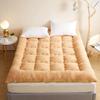 Lamb Wool Extra Thick Mattress Topper Queen King Size Down Alternative Mattresses Pad Premium Fluffy Japanese Foldable Futon Mattresses For Camping Couch ( Color : Brown , Size : King-180*200cm ) view 3