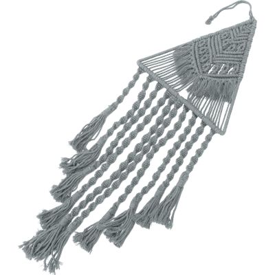Kichvoe Bohemian Macrame Wall Hanging Tapestry Tassels Delicate Woven Art Decor for Home Bedroom and Living Room Unique Wall Ornament
