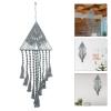 Kichvoe Bohemian Macrame Wall Hanging Tapestry Tassels Delicate Woven Art Decor for Home Bedroom and Living Room Unique Wall Ornament view 3