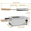 RESKIU Commercial Electric Chimney Cake Oven with 2 Stainless Steel Bars,Ice Cream Cone Grill Maker, Chimney Cake Making Machine Oven Machine view 3