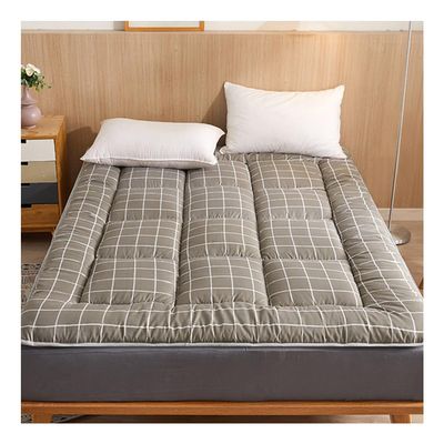 OBONG Extra Thick Down Feather Filled Mattress Pad California King Size Soft Featherbed Mattresses Topper Breathable Medium Support Futon Mattress (Color : E, Size : California King-200 * 220cm)
