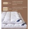 OBONG Mattress Topper Queen King Thick Down Alternative Plush Futon Mattress Hotel Quality Soft Feather Mattresses Pad (Color : White-10cm, Size : Twin-90 * 200cm) view 2