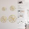 SIGNLEADER Metal Wall Art Decor Abstract Geometric Minimalist Modern Abstract Wall Sculpture Hangings Home Decoration for Living Room, Bedroom, Bathroom, Kitchen, Outdoor - 36" Gold view 4