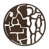 SIGNLEADER Metal Wall Art Decor Abstract Circle Shapes Minimalist Modern Abstract Wall Sculpture Hangings Home Decoration for Living Room, Bedroom, Bathroom, Kitchen, Outdoor - 36" Bronze view 2