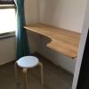 Wall Mounted Laptop Desk, Fold Down Desk, Floating Folding Computer Desk Modern Simple Style Desk for Home Office(100X60cm/39.3X23.6in) view 4