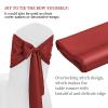 12 Pack Terracotta Satin Table Runner 12 x 108 Inch Long Premium Table Runners for Wedding Party Events Decoration, Birthday Parties, Banquets Decorations, Graduations, Engagements view 3