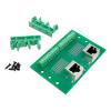 Jienk 2Way RJ45 8P8C DIN Rail Mount Ethernet Connector Distribution view 2