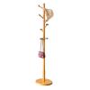 WAGLOS Coat Stand Coat Rack Freestanding With 9 Hooks Coat Stand Solid Wood Coat Tree For Bedroom Hallway Entryway Coat Shelf Space Saver view 1