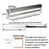 Heavy Duty Extendable Pull Out Closet Rod - Sliding Wardrobe Closet Rod, 30-80cm Adjustable Wardrobe Rail Clothes Rack, With 2 Sliding Track Pull Out Closet Rod, Sliding Wardrobe Closet Rod ( Size : 6 view 2