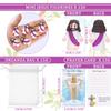 Barydat 150 Set Little Jesus Figures, Mini Jesus Figures Bulk, Purple view 2
