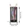 DELURA Umbrella Rackstorage Rackhome Door Umbrella Tube Commercial Door Drain Umbrella Bucket Umbrella Rack Entry Storage Rack Iron Art (Size : A) view 2
