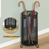 DELURA Umbrella Rackstorage Rackhome Door Umbrella Tube Commercial Door Drain Umbrella Bucket Umbrella Rack Entry Storage Rack Iron Art (Size : A) view 4