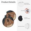 Walrus Print Car Cup Holder Coaster 2 Pcs Non-Slip Coasters Rubber Cup Mat Insert Coasters Fit for Most Vehicles view 4