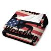 American Wrestling Flag Flannel Blanket Soft Warm Plush Couch Blanket Throw Blanket for Bed Sofa Chairs 40"x50" view 3