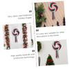 Didiseaon Christmas Wreath Wall Hanging Ornament Decor for Home Lightweight Woven Garland for Holiday Parties Festivals and Everyday Display view 3