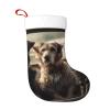 BTCOWZRV Personalized Animals in car Christmas Stockings 18" Large Stockings Santa Classic Xmas Fireplace Hanging Stockings for Family Stocking Gifts Holiday Decoration Season Party Decor view 1
