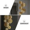 ABOOFAN 4pcs Irregular Metal Wall Art Discs Decorative Wall Decor Easy Installation Modern Living Room Bedroom Decoration view 4