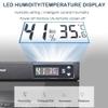 JJoias 60L 3-Layer Electronic Automatic Drying Cabinet Box, Digitally Controlled Camera Lens Dehumidification Drying Cabinet, Adjustable Shelves, LED Lighting, No Noise And Low Energy Consumption view 4