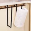 NDNCZDHC Paper Towel Holder, Portable Paper Towel Rack Wall Mount Paper Rack Black for Kitchen view 4