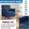 ZEaink Stretch Banquet Armchair Slipcover Sofa Covers 1-Piece Armchair Sofa Covers Soft Arm Chair Cover Removable Washable Single Couch Covers Furniture Protector for Living (Color : #21) view 4