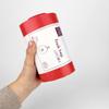 D.RECT Bin Bags 60L - Bin Liners 50 Pieces - Rubbish Bags - Bin Bag Perfect for Everyday Use, Household, Office, Kitchen & Caterers, Red view 2