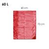 D.RECT Bin Bags 60L - Bin Liners 50 Pieces - Rubbish Bags - Bin Bag Perfect for Everyday Use, Household, Office, Kitchen & Caterers, Red view 4