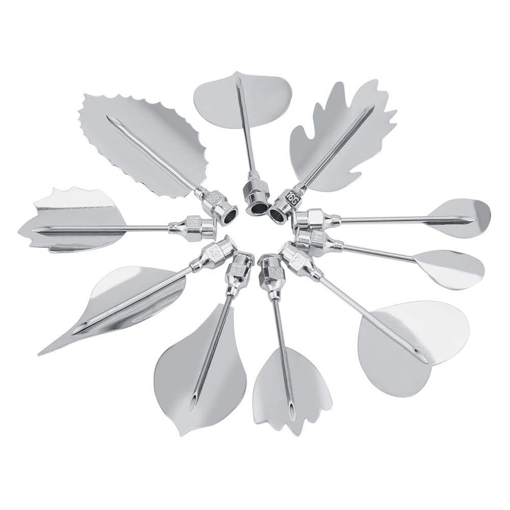 3D Stainless Steel Gelatin S DIY Pudding Art Needle Syringe Cake Decorating Tool (35101N)
