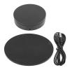 Electric Rotating Display Stand, 2 in 1 Rotating Display Stand Mute Rotating Jewelry Display Turntable for Watch Cosmetics Photography(Black) view 1