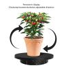 Electric Rotating Display Stand, 2 in 1 Rotating Display Stand Mute Rotating Jewelry Display Turntable for Watch Cosmetics Photography(Black) view 2