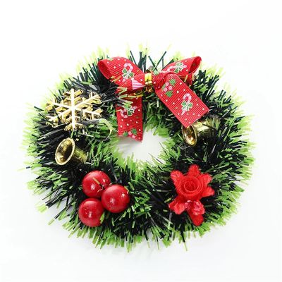 Christmas New Year 2023 Christmas Garland Wreath Pinecone Christmas Decorations for Home Xmas Party Supplies Hanging Ornament Decoration Christmas Decorations (Color : E, Size : 8cm)