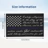 Byoblu American Flag Pledge of Allegiance Beach Towel Absorbent Bathroom Towels Beach Towels Oversized Super 32x52 Inch view 3