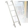 BXKCFYBSQ White Bunk Bed Ladder Home School Dorm Bunk Bed Ladder with 4 Hooks Kids Adult Metal Step Climbing Ladder, Load Capacity 150kg/330lbs (Size : 116cm/45) view 1
