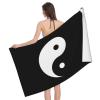 Byoblu Tai Chi Yin Yang Beach Towel Absorbent Bathroom Towels Beach Towels Oversized Super 32x52 Inch view 1