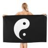 Byoblu Tai Chi Yin Yang Beach Towel Absorbent Bathroom Towels Beach Towels Oversized Super 32x52 Inch view 2