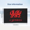Byoblu Wales Welsh Dragon Yard Flag Beach Towel Absorbent Bathroom Towels Beach Towels Oversized Super 32x52 Inch view 3