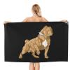 Byoblu American Bully Beach Towel Absorbent Bathroom Towels Beach Towels Oversized Super 32x52 Inch view 2