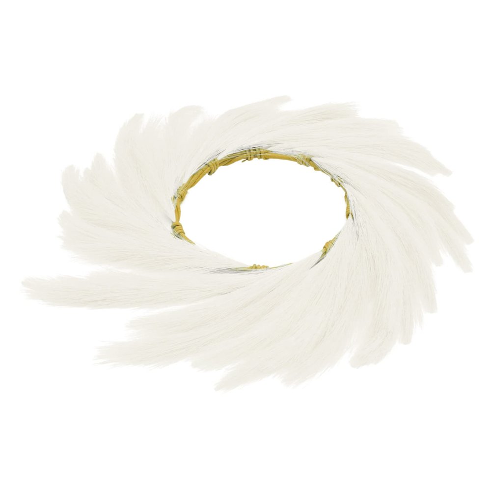 GRIRIW Style Faux Phragmites Wreath Home Decor Artificial Wreath Wall Hanging