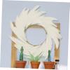 GRIRIW Style Faux Phragmites Wreath Home Decor Artificial Wreath Wall Hanging view 2