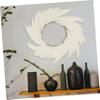 GRIRIW Style Faux Phragmites Wreath Home Decor Artificial Wreath Wall Hanging view 3