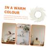 GRIRIW Style Faux Phragmites Wreath Home Decor Artificial Wreath Wall Hanging view 4
