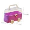 BUTIFULSIC Car Shaped Boys and Girls Toy Storage Organizer Multi-function Playroom Container Handle for Lightweight Design for Building Blocks Art Supplies Small Toys Cute Traffic Model view 3