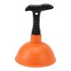 DAUZ Small Toilet Bowl Plunger, High Pressure Pneumatic Powerful Nonslip Handle, Multipurpose Mini Bathtub Plunger for Bathroom (Style 3 550ml) view 1